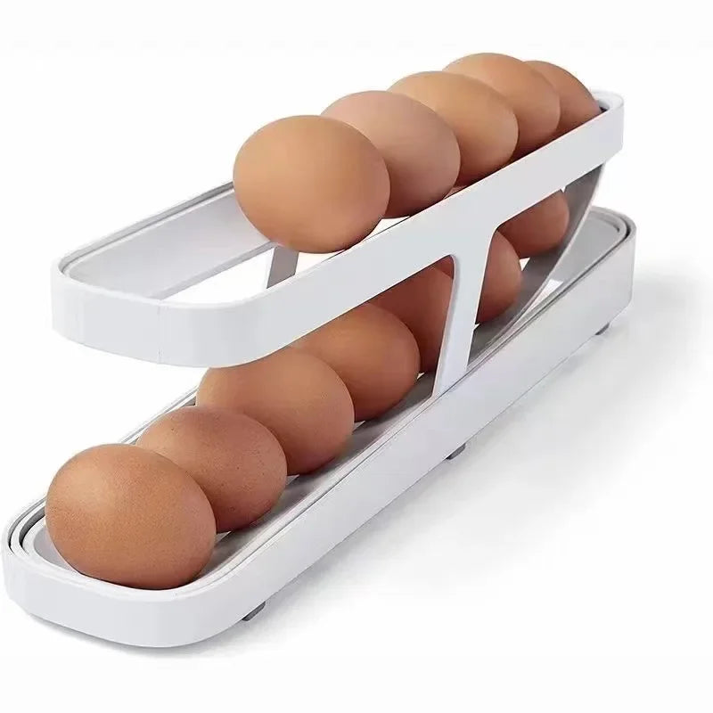 Gravity-Fed Automatic Rolling Egg Dispenser