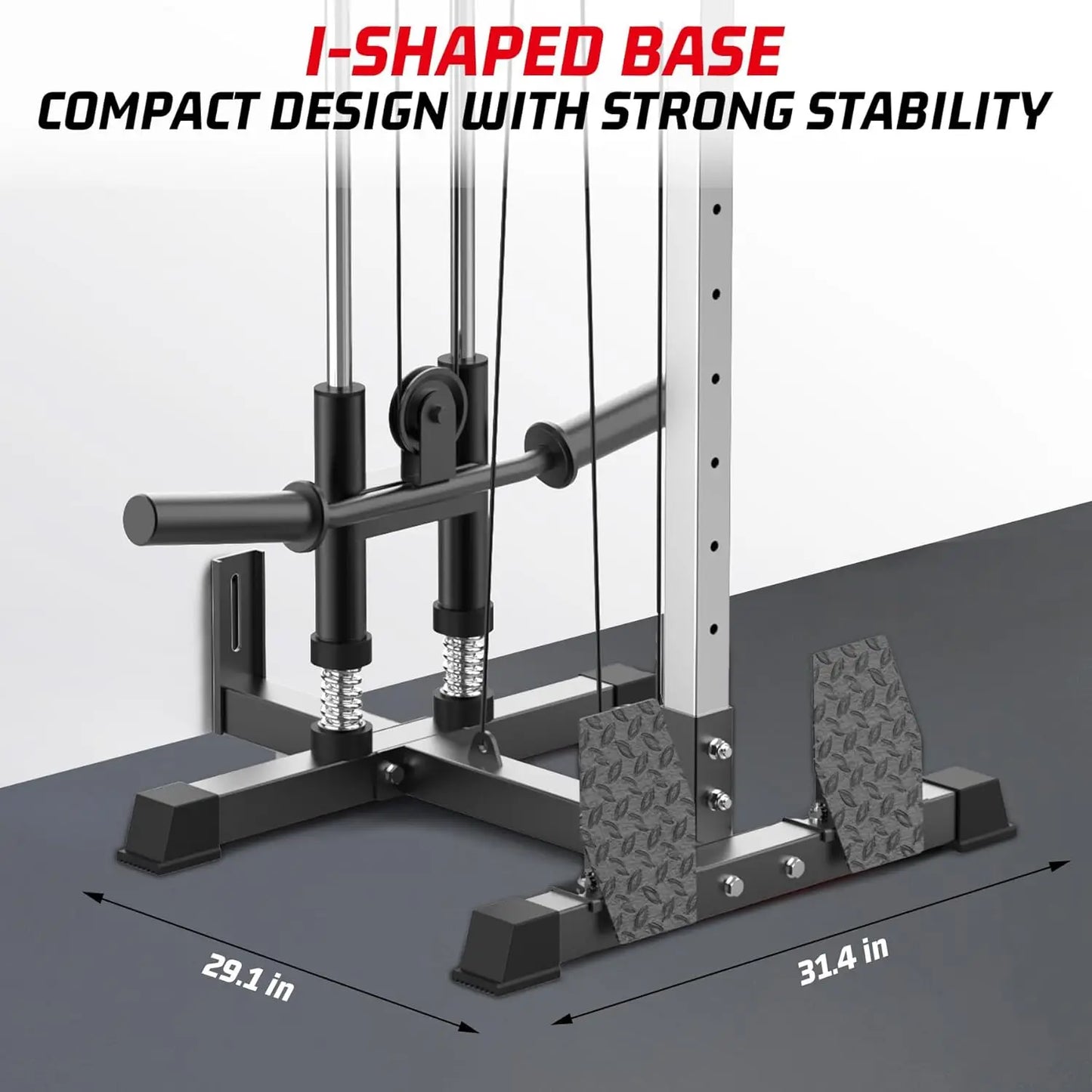 Adjustable Wall Mount Cable Pulldown Machine LAT