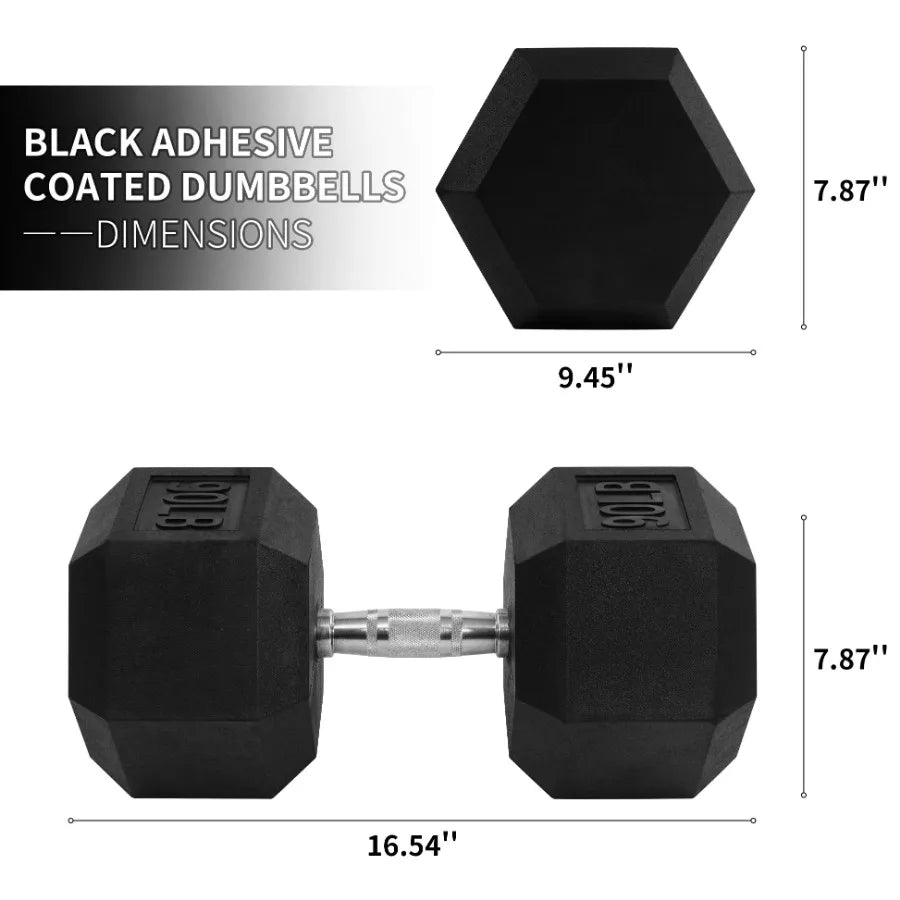 2 Non-Slip Grip 5 lbs Dumbbells