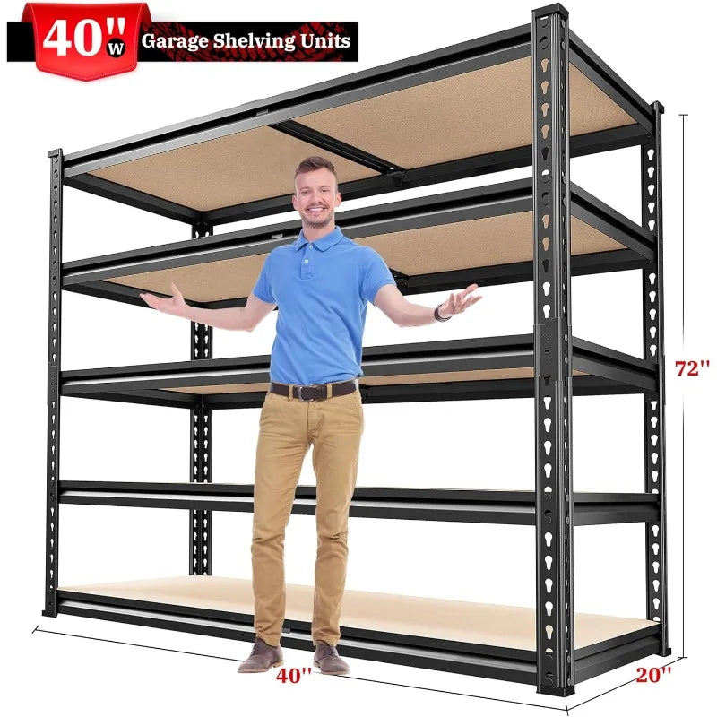 72''H Heavy Duty Garage Storage Shelves
