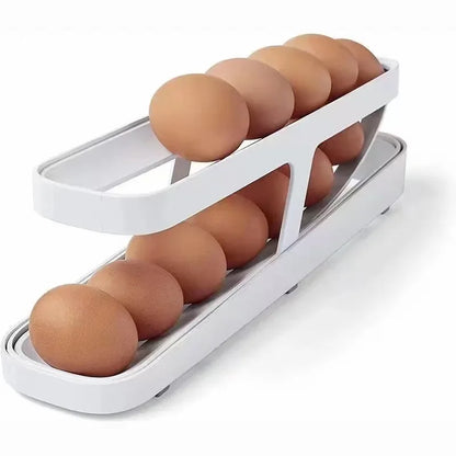 Gravity-Fed Automatic Rolling Egg Dispenser