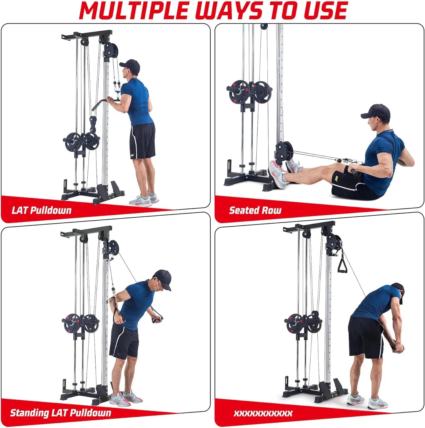 Adjustable Wall Mount Cable Pulldown Machine LAT