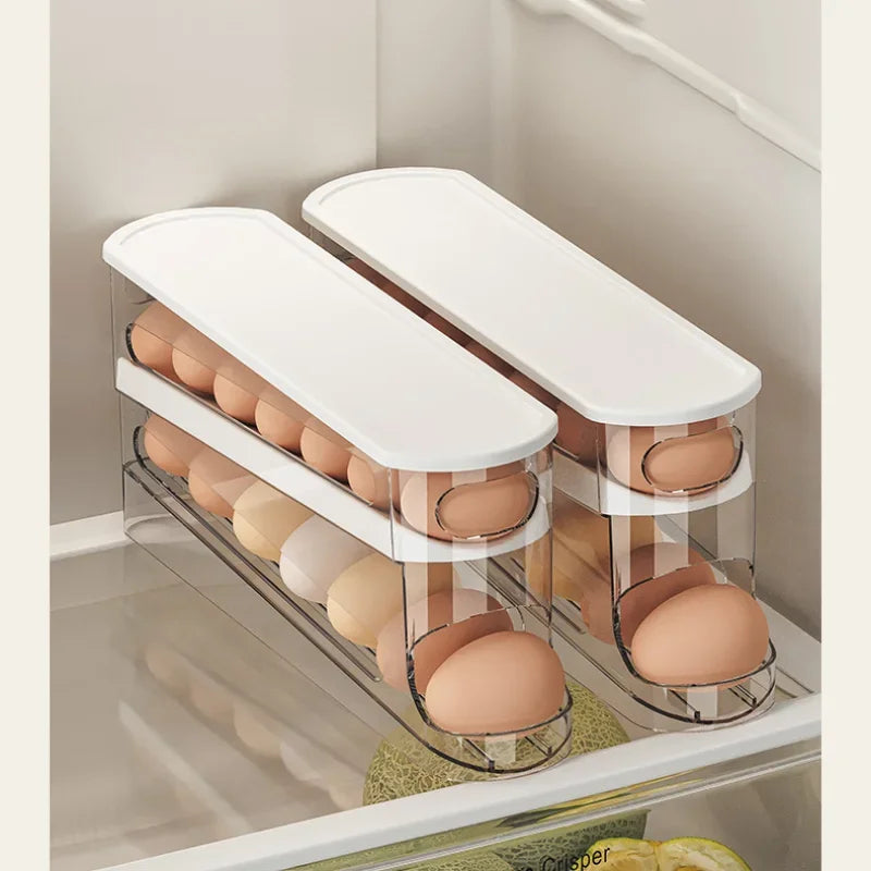 Gravity-Fed Automatic Rolling Egg Dispenser