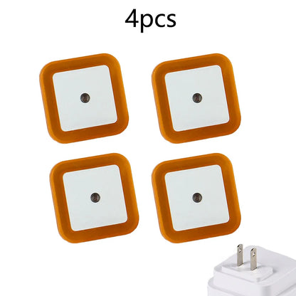 Plug-in Dimmable LED Night Lights with Auto Dusk to Dawn Sensor