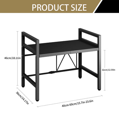 Space-Saving Expandable Microwave Rack