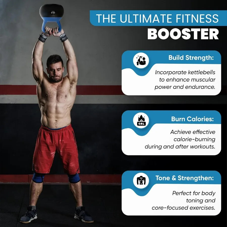 Soft Kettlebells - Sea and Iron Sand Filled Weights for Women and Men - Color Coded Kettle Bell Sets