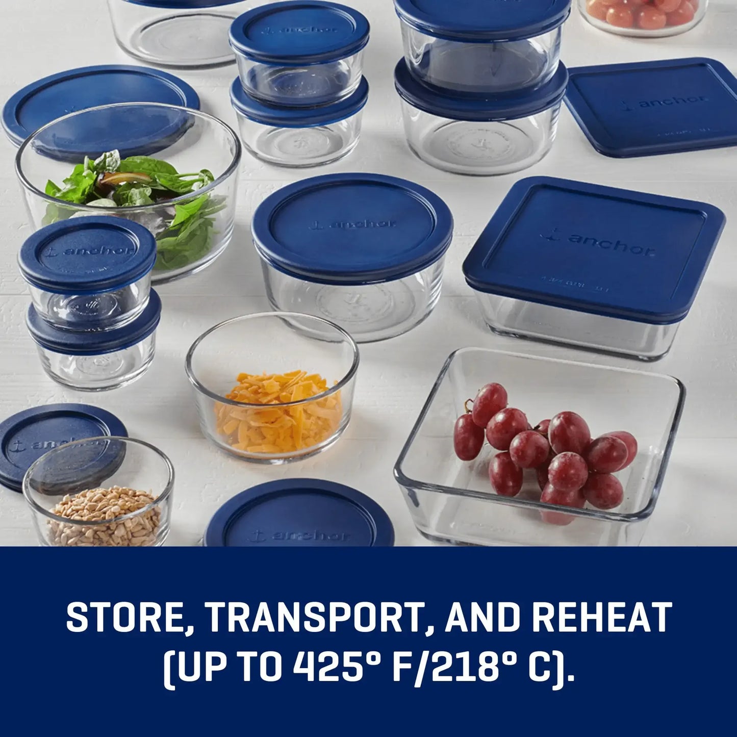 30-Piece Glass Food Storage Container Set | Airtight & Ultra-Durable