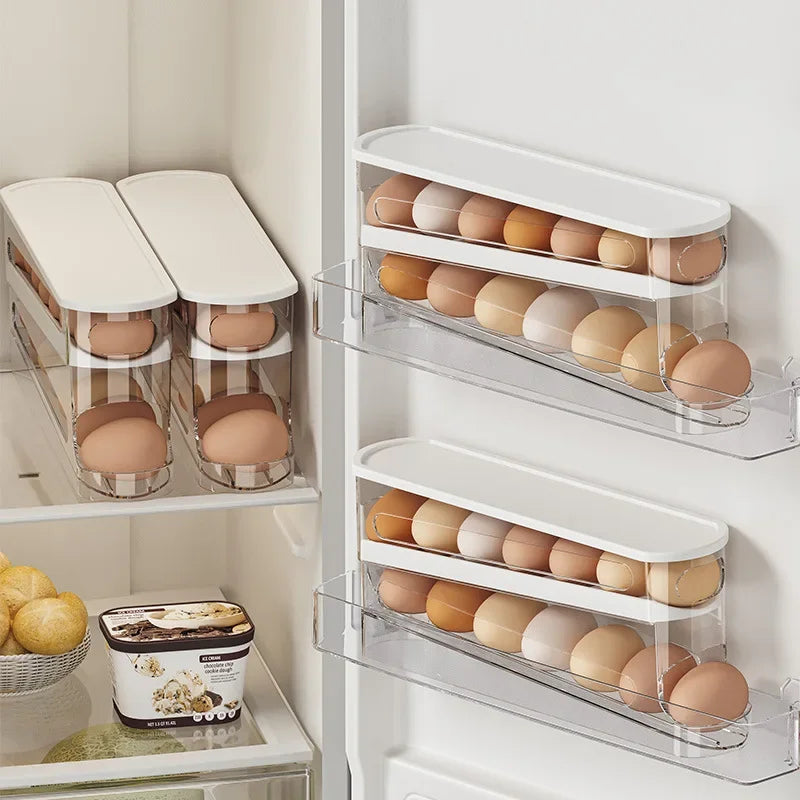 Gravity-Fed Automatic Rolling Egg Dispenser