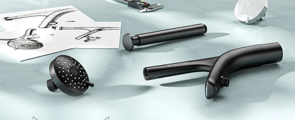 Tandem Shower Head For Couples