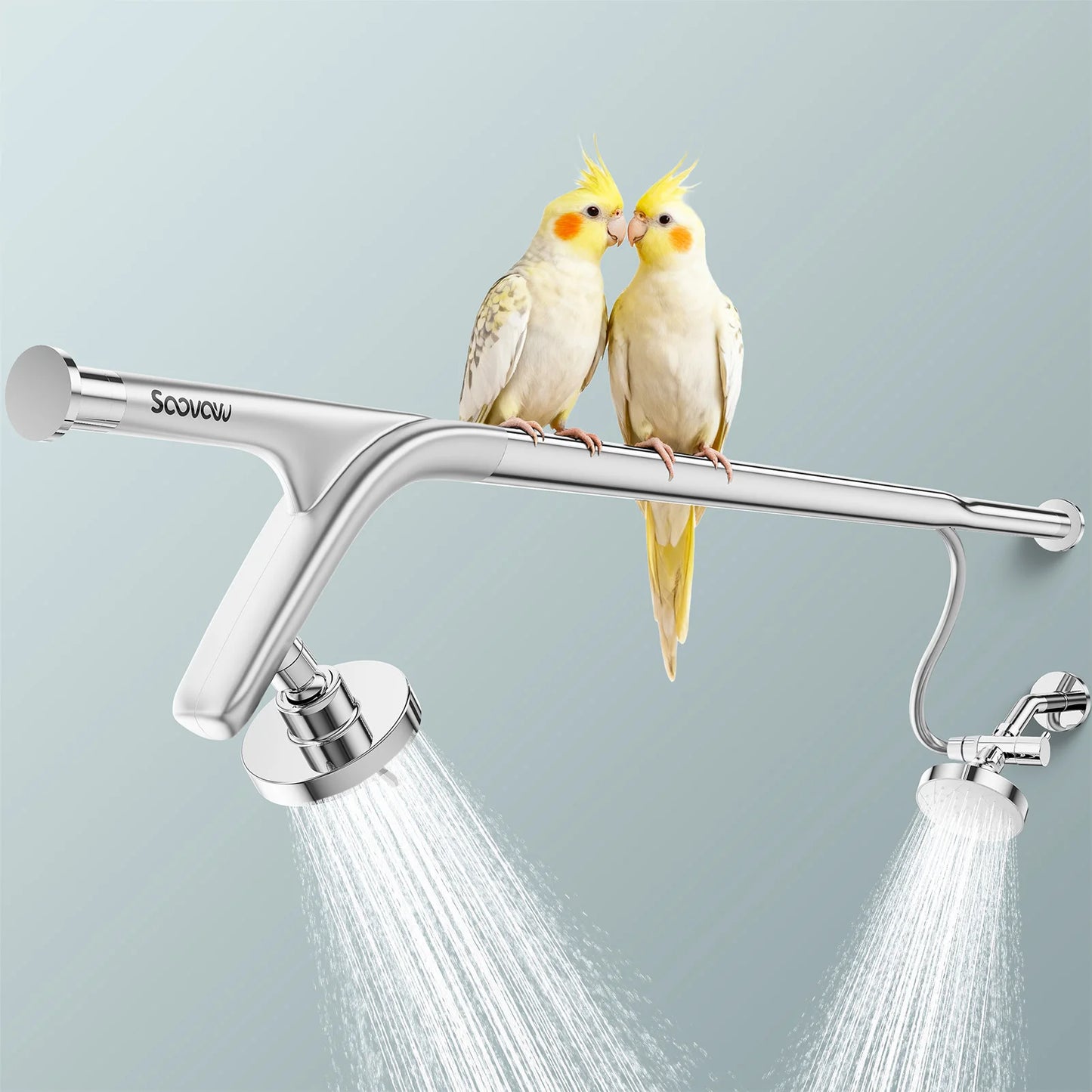 Tandem Shower Head For Couples