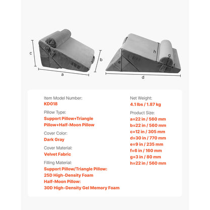 Adjustable Orthopedic Wedge Pillow