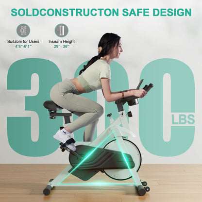 32-Level Magnetic Resistance Stationary Exercise Bike