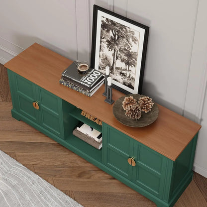 67” Modern Shaker Style TV Stand for TVs up to 75+ inches