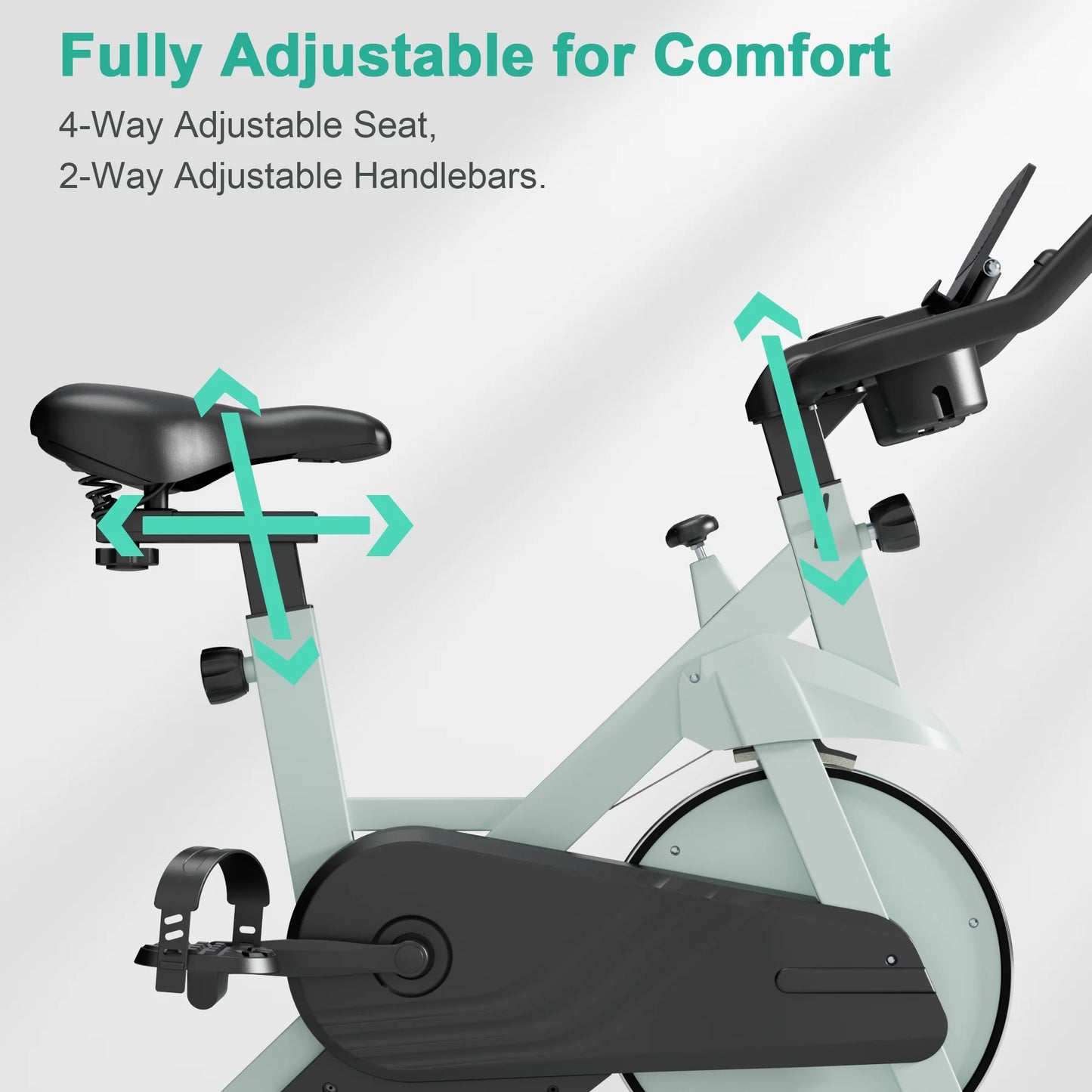 32-Level Magnetic Resistance Stationary Exercise Bike
