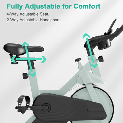 32-Level Magnetic Resistance Stationary Exercise Bike