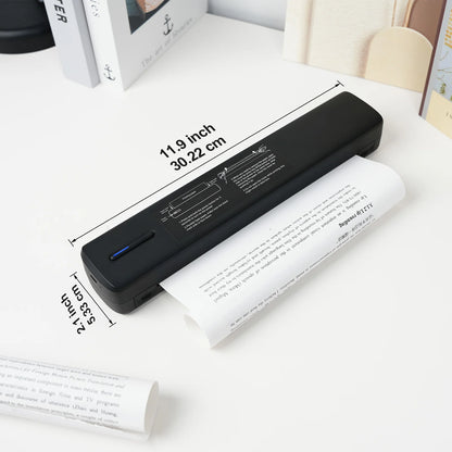 Portable Wireless Inkless Thermal Printer
