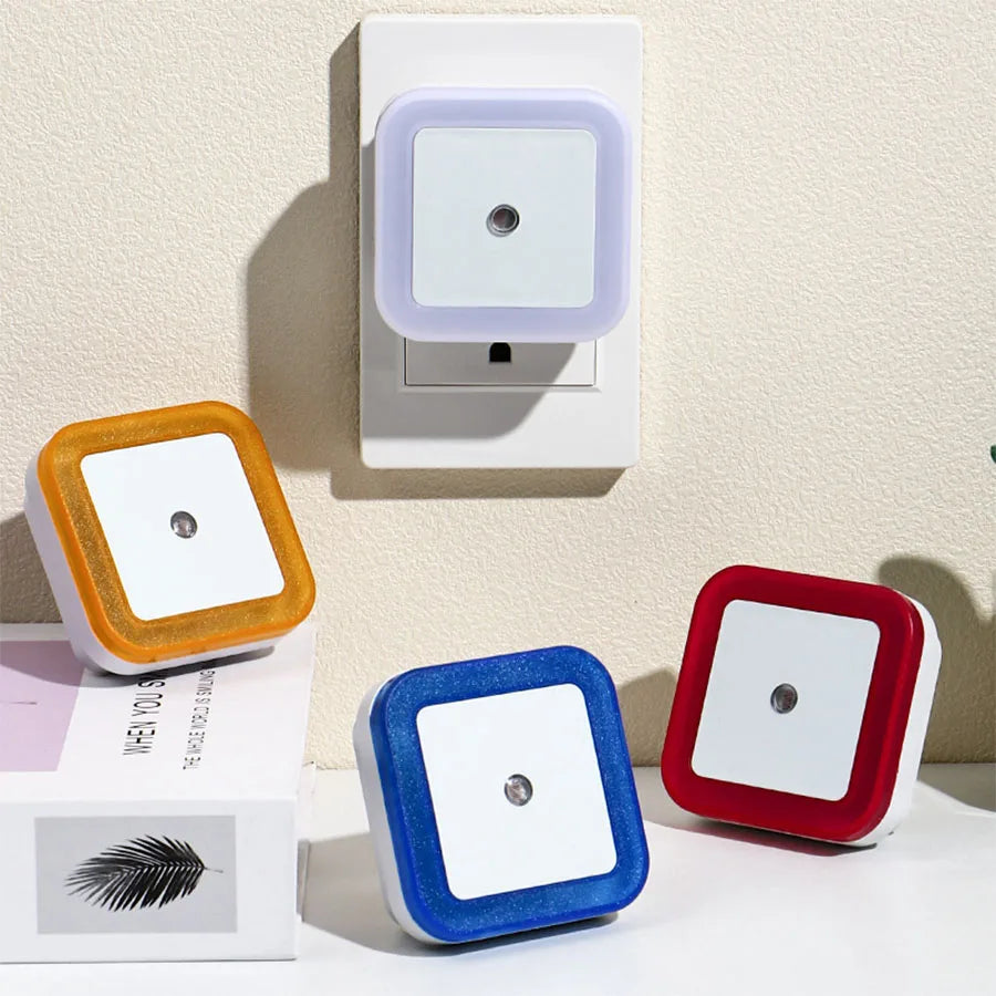 Plug-in Dimmable LED Night Lights with Auto Dusk to Dawn Sensor