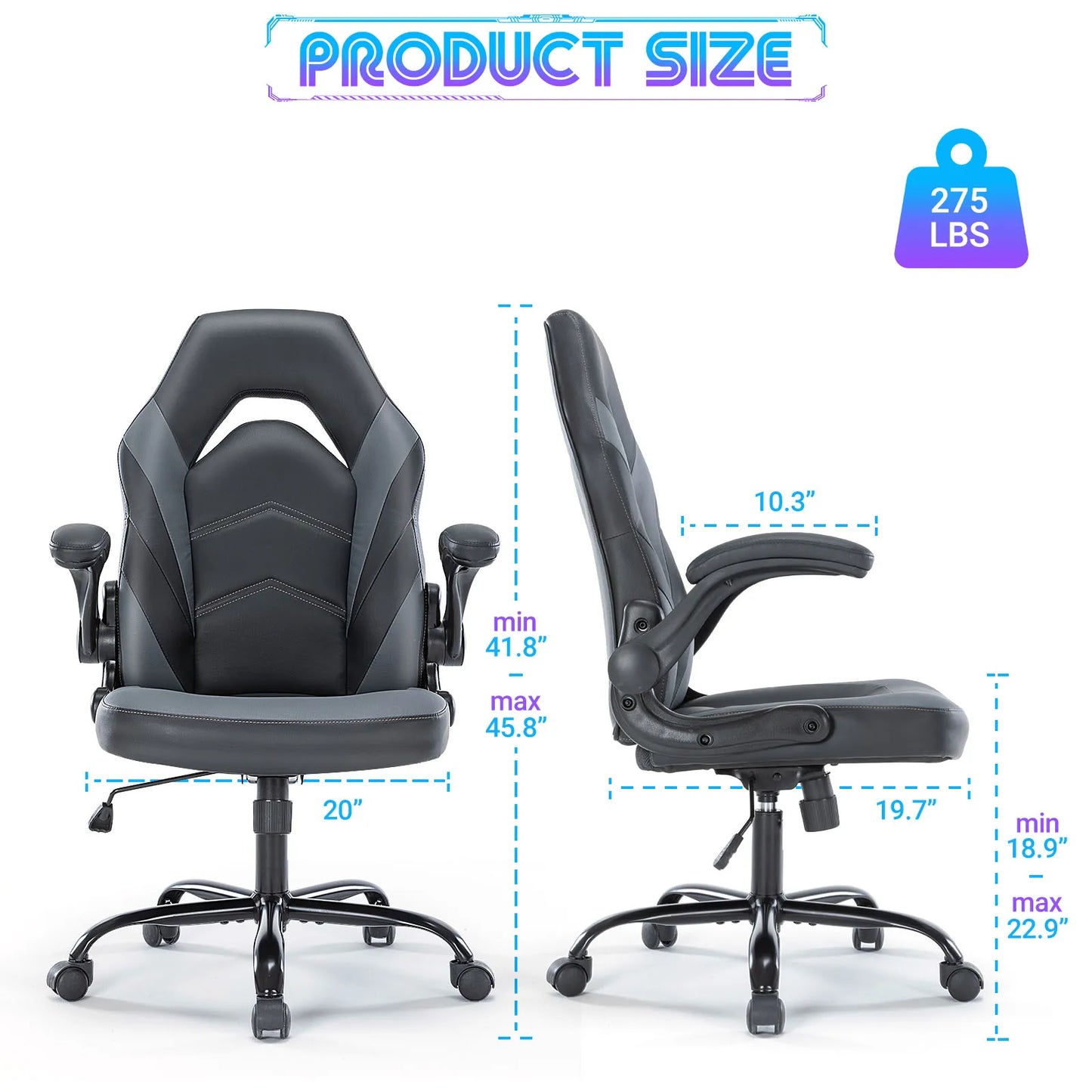 Ergonomic Adjustable Office Computer Gaming Desk Chair