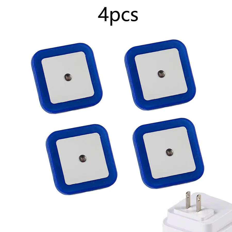 Plug-in Dimmable LED Night Lights with Auto Dusk to Dawn Sensor