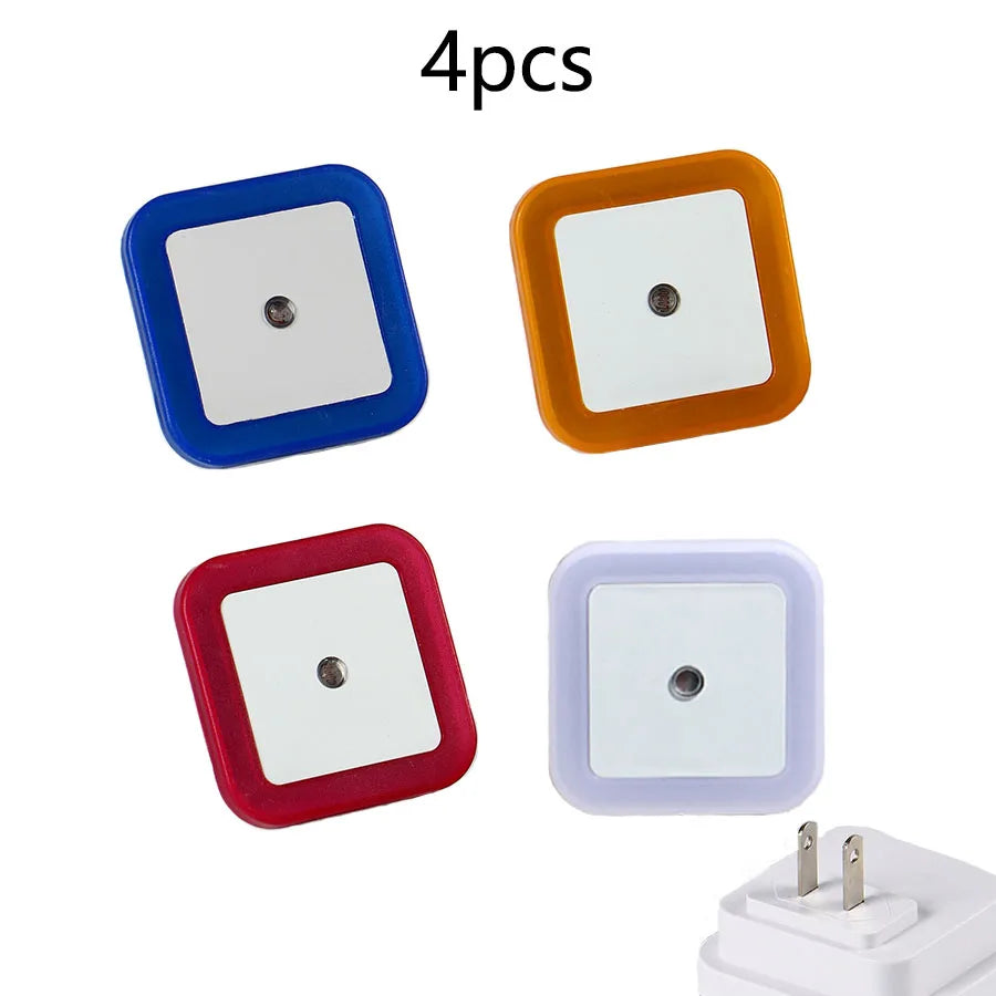 Plug-in Dimmable LED Night Lights with Auto Dusk to Dawn Sensor