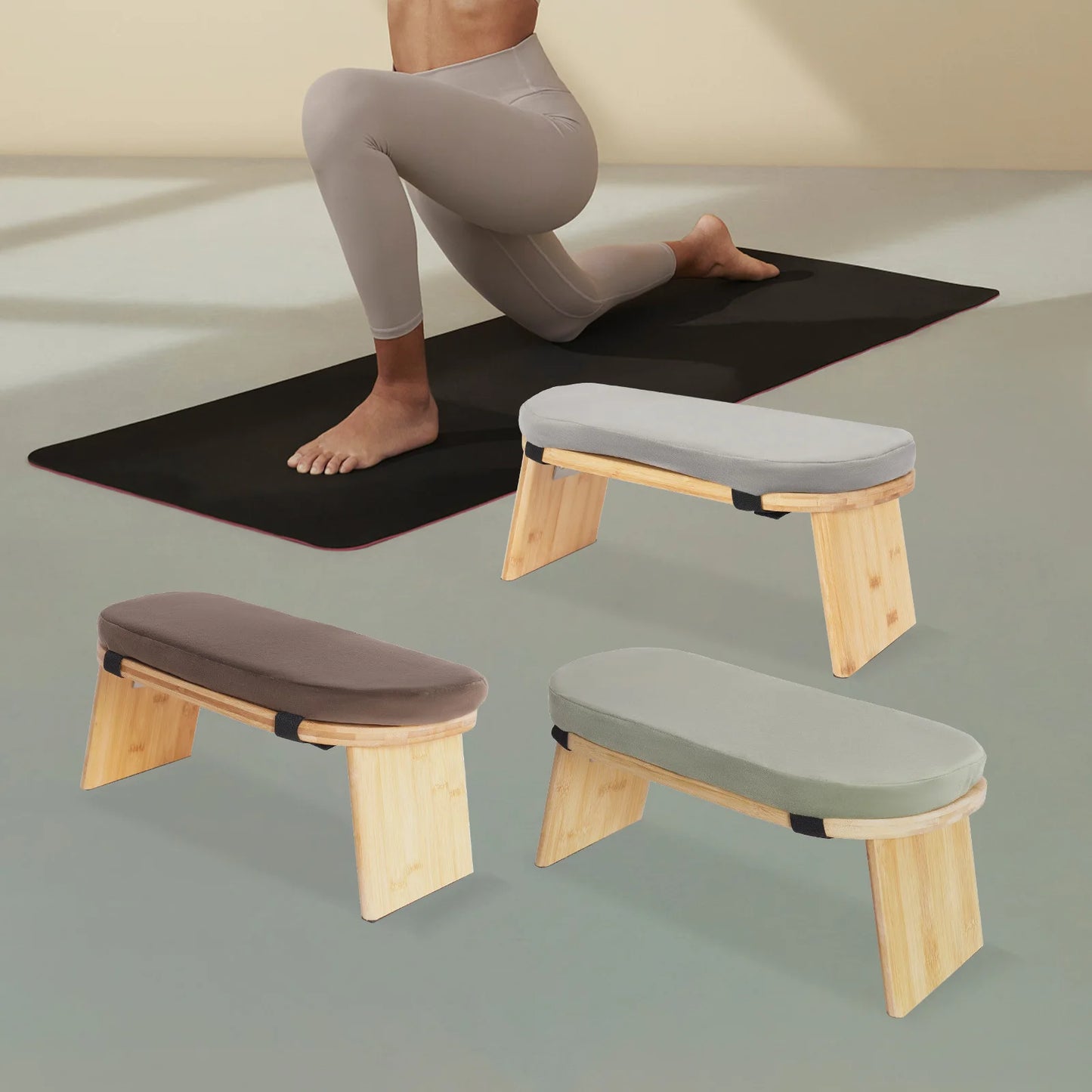 Kneeling Meditation Bench - Foldable & Ergonomic