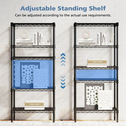 3-5 Tier Adjustable Metal Storage Shelves