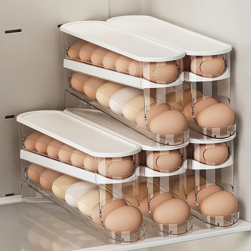 Gravity-Fed Automatic Rolling Egg Dispenser