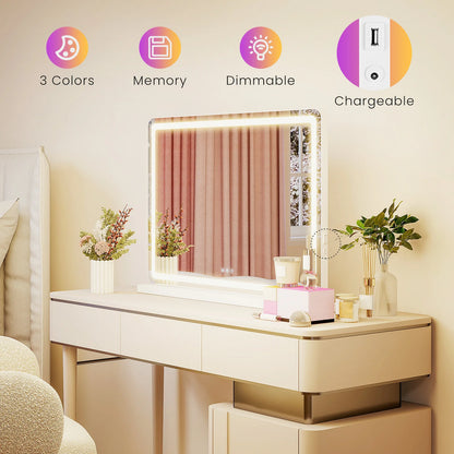 Vanity Mirror with Dimmable LED Lights