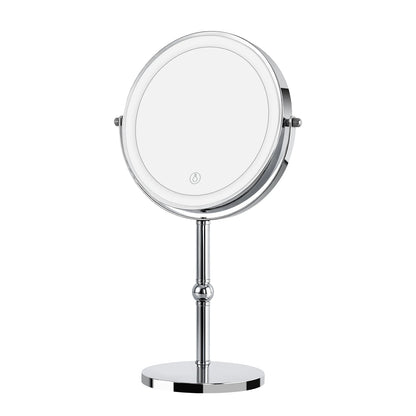 Lighted Tabletop Makeup Mirror