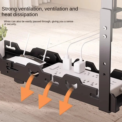 Telescopic Under Table Metal Cable Management Rack