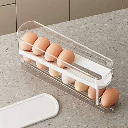 Gravity-Fed Automatic Rolling Egg Dispenser