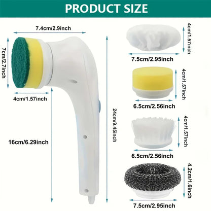 Powerful Stain Removal Automatic Cleaning Brush