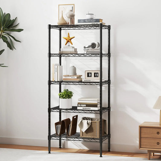 3-5 Tier Adjustable Metal Storage Shelves