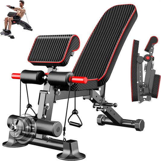 Adjustable Weight Bench Utility Workout Bench for Home Gym