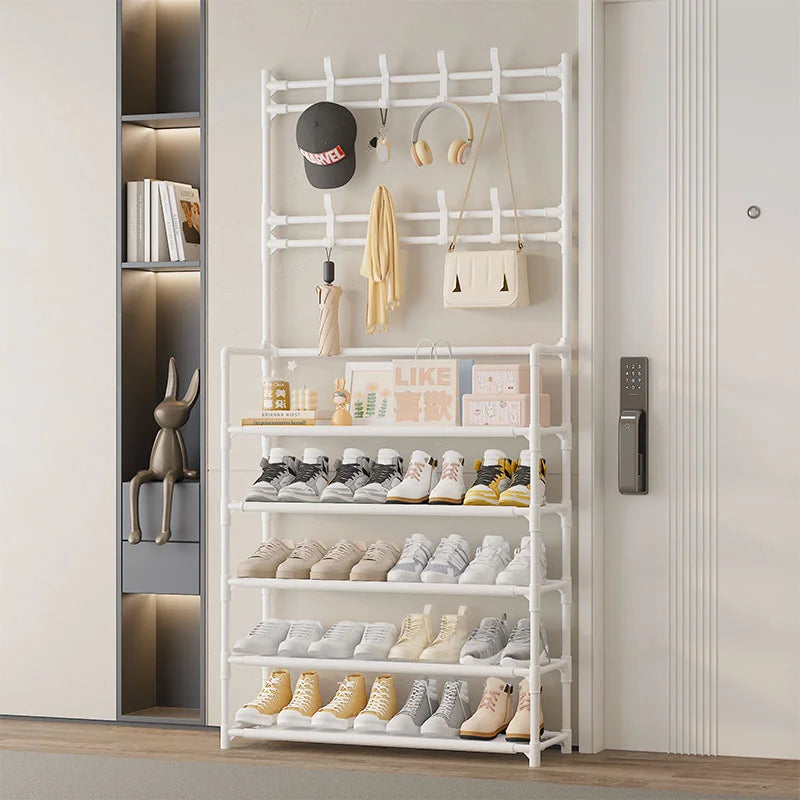 5-Tier Multi-Functional Hat & Shoe Rack Organizer