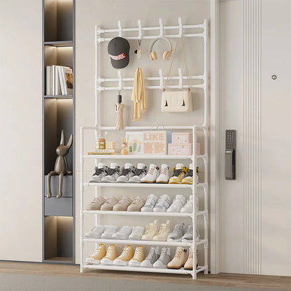 5-Tier Multi-Functional Hat & Shoe Rack Organizer
